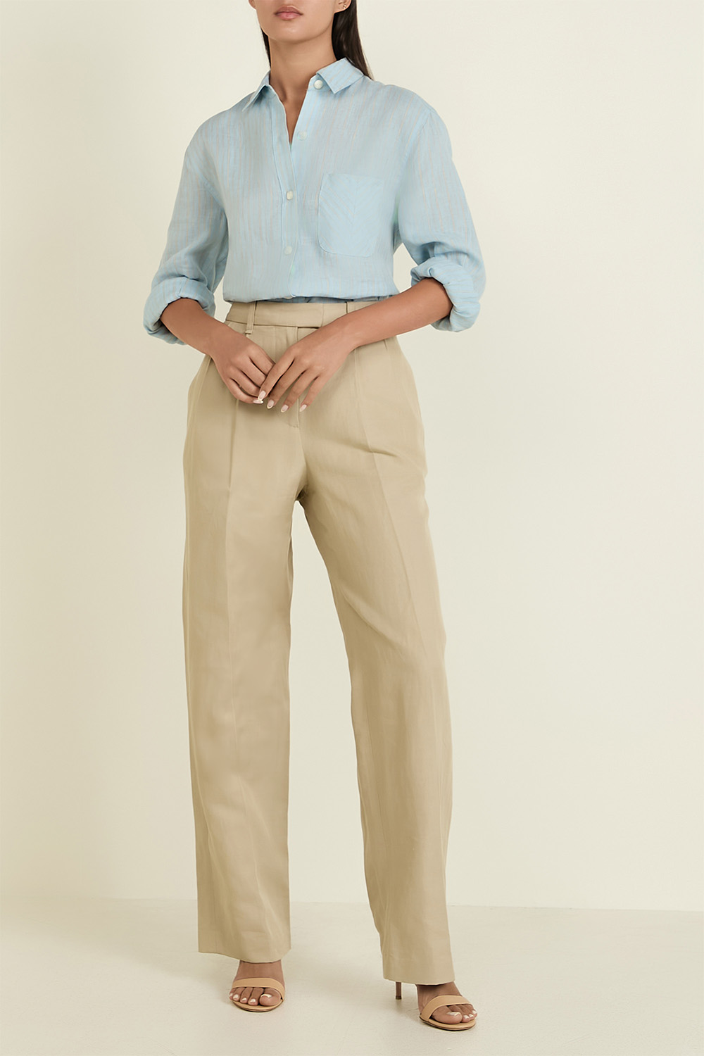 חולצה מכופתרת מפשתן RAG & BONE